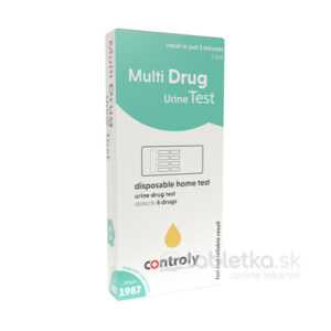 Controly Test MULTIDROGOVÝ súprava na samodiagnostický test zo vzorky moču 1 kus