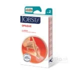 JOBST OPAQUE 2 stehenné pančuchy so silikónovým lemom so špicou, kratšia dĺžka, karamelové, veľkosť 2