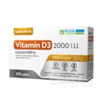 PLUS LEKÁREŇ Lipozomálny vitamín D3 2000 I.U. 60 tabliet