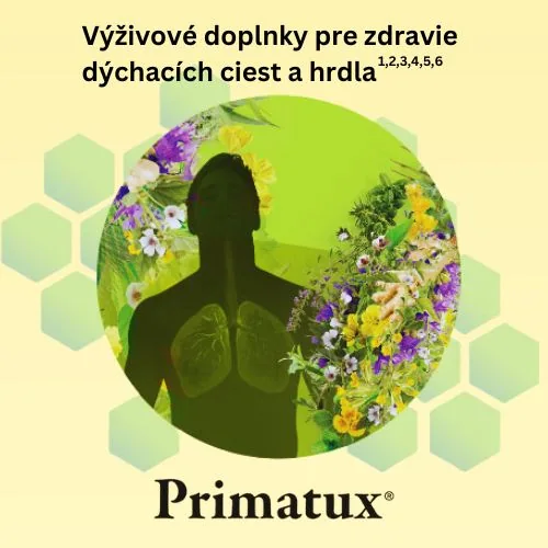 Primatux - Výživové doplnky pre zdravie dýchacích ciest a hrdla