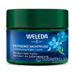 WELEDA Liftingový nočný krém modrý horec a plesnivec alpínsky 40ml