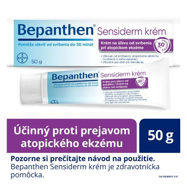 Tip od lekárne eTabletka: Bepanthen Sensiderm krém účinný proti prejavom atopického ekzému