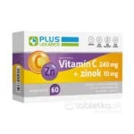 PLUS LEKÁREŇ Vitamín C + zinok 60 tabliet