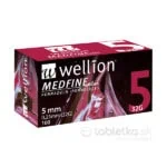 Wellion MEDFINE plus PENNEEDLES 5 mm, 32G ihla na aplikáciu inzulínu pomocou pera 100ks