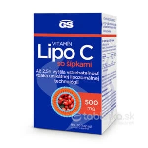 GS Vitamín Lipo C 500mg so šípkami 90+10 kapsúl