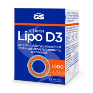 GS Vitamín Lipo D3 1000IU 60 kapsúl