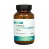 Fľaša s bielym a tyrkysovým štítkom "N-Medical ANTIAGING ENZYMES 120 kapsúl".