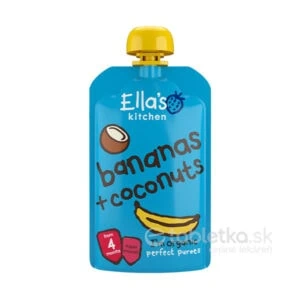 Ella’s Kitchen BIO Banán a kokos 4m+, 120g