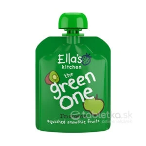 Ella’s Kitchen BIO Green One kiwi, jablko a banán 6m+, 90g