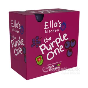 Ella’s Kitchen BIO Purple One pyré s čiernymi ríbezľami 6m+, 5x90g