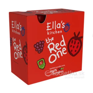 Ella’s Kitchen BIO Red One pyré s jahodami 6m+, 5x90g