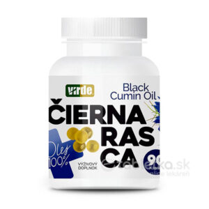 Virde ČIERNA RASCA olej 100% 90 kapsúl