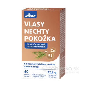 Vitar VLASY, NECHTY, POKOŽKA 60 tabliet