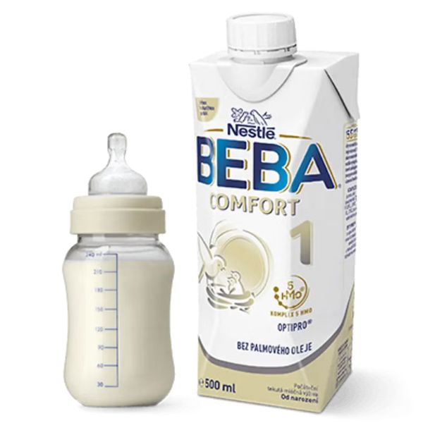 BEBA COMFORT 1 HM-O tekutá počiatočná dojčenská mliečna výživa od narodenia 500ml