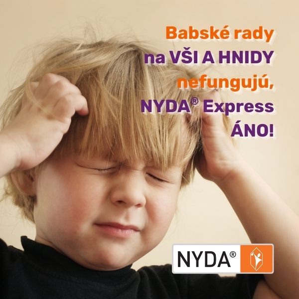 Babské rady na vši a hnidy nefungujú, NYDA express áno - a takto funguje
