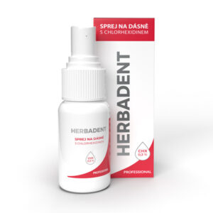 HERBADENT Professional sprej na ďasná s chlórhexidínom 25ml