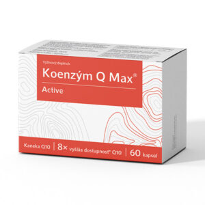 Neuraxpharm Koenzým Q Max Active 60 kapsúl obsahuje Kaneka Q10 s 8-násobnou dostupnosťou Q10 v každej kapsule.