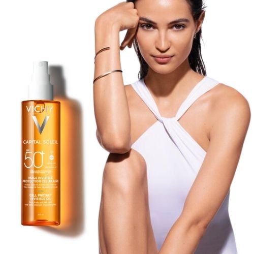 VICHY Capital Soleil SPF30 neviditeľný opaľovací olej