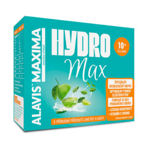 ALAVIS™ MAXIMA HydroMax prášok s príchuťou limetky a mäty, 10 vrecúšok