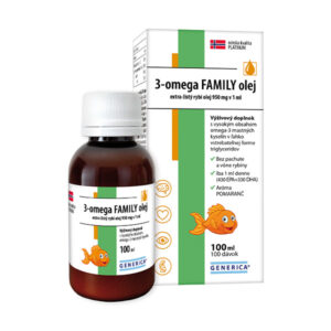 GENERICA 3-omega FAMILY olej extra čistý rybí 100ml