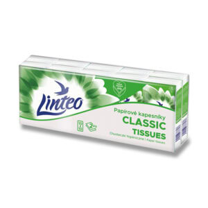 Linteo papierové vreckovky 2-vrstvové 10x10 kusov