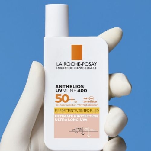 Používajte tónovaný fluid ANTHELIOS UVMUNE 400 správne