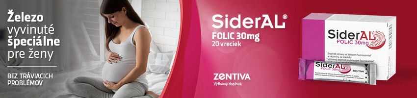 SIDERAL_FOLIC zelezo specialne vyvinute pre zeny