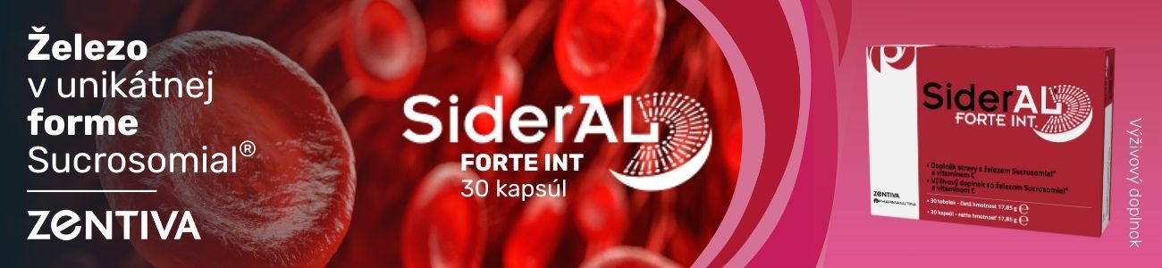 SiderAL FORTE INT - železo s rýchlym a bezproblémovým vstrebávaním