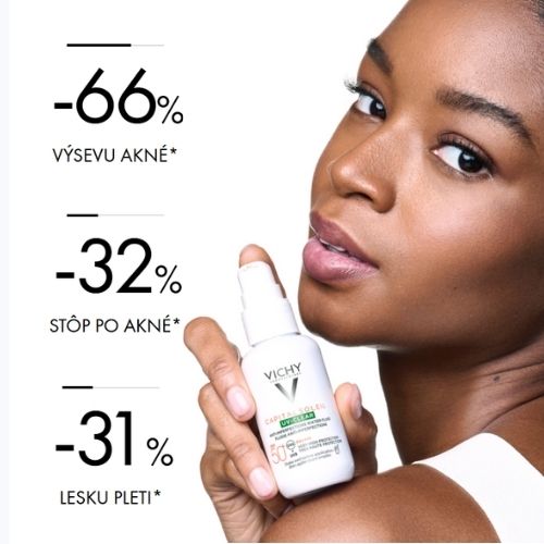 VICHY CAPITAL SOLEIL UV-CLEAR SPF50+ fluid proti nedokonalostiam pleti a jeho výhody