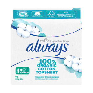 Always Ultra Normal COTTON hygienické vložky 11 kusov