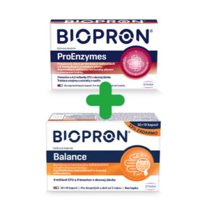 BIOPRON 9, 30+10 kapsúl + BIOPRON ProEnzymes 20 kapsúl vo výhodnom balíčku