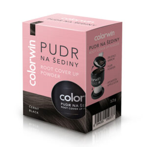 Colorwin púder na šediny a objem Čierna 3,2g