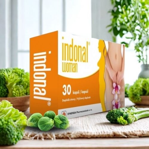 Výživový doplnok Indonal Woman 30 cps v sebe spája minimalistickú receptúru
