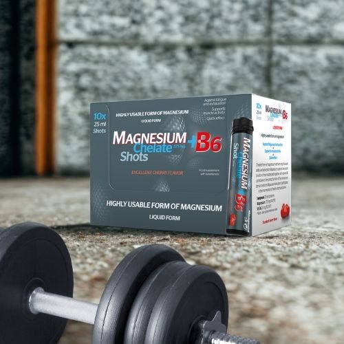 Magnesium Chelate 375 mg + B6 Cherry – vstrebateľná forma horčíka a vitamínu B6