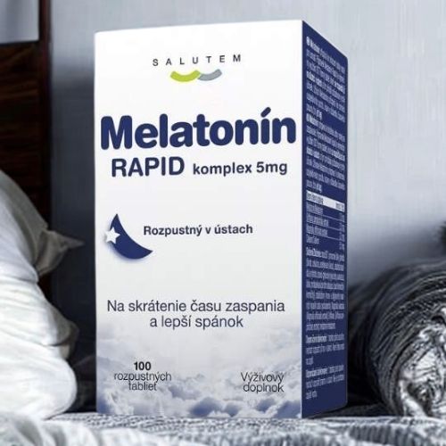 Melatonín RAPID komplex na rýchlejšie zaspávanie a lepší spánok