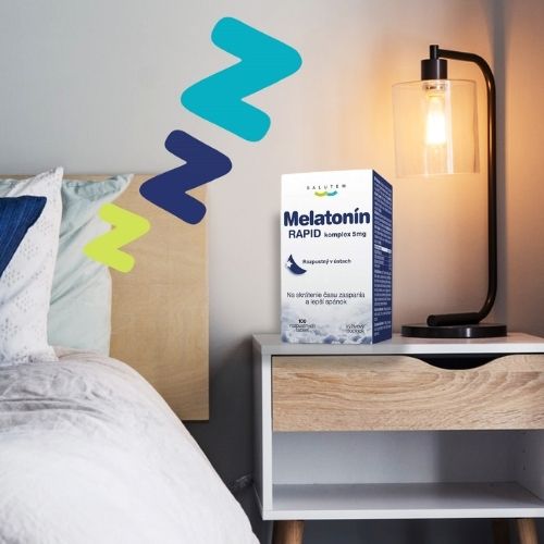Melatonín RAPID komplex 5mg 100 tabliet od značky SALUTEM