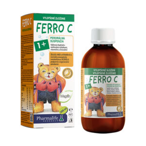 Pharmalife FERRO C 1+, banánová príchuť 200ml