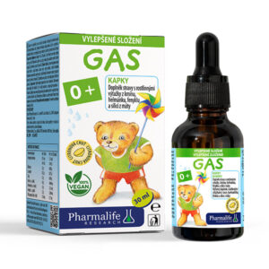 Pharmalife GAS 0+, kvapky, citrónová príchuť 30ml