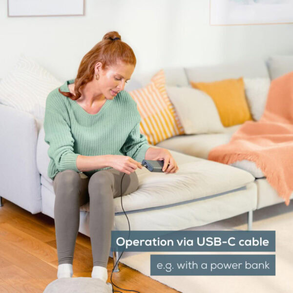 Pohodlné napájanie cez USB-C kábel – ideálne aj k notebooku alebo powerbanke