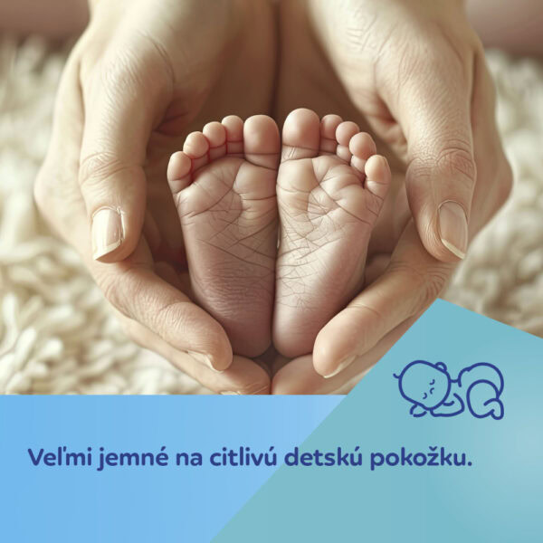 Veľmi jemné na citlivú detskú pokožku