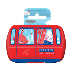 Curaprox KIDS Travel Set červený