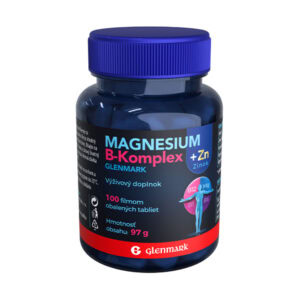 Glenmark Magnesium B-Komplex + Zinok 100 tabliet