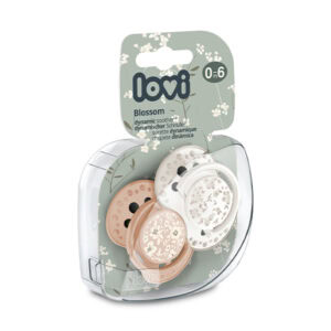 Lovi dynamický utišujúci cumlík Blossom chlapec 0-6m, 2ks