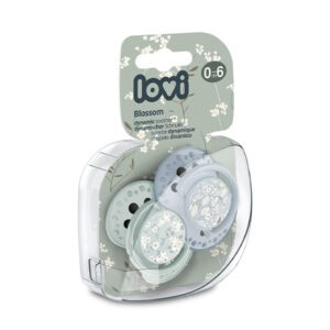 Lovi dynamický utišujúci cumlík Blossom chlapec 0-6m, 2ks