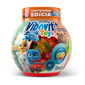 Vibovit+ TOYS želé multivitamíny s ovocnou príchuťou 200g