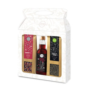 FYTO darčeková kazeta Vianočný čaj 100g + Black Tea Yunnan 50g + Veselý punč 200ml