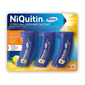 NiQuitin mini CITRUS 4mg 60 kusov