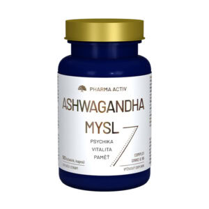 Pharma Activ ASHWAGANDHA Myseľ komplex ginko+B6, 90cps