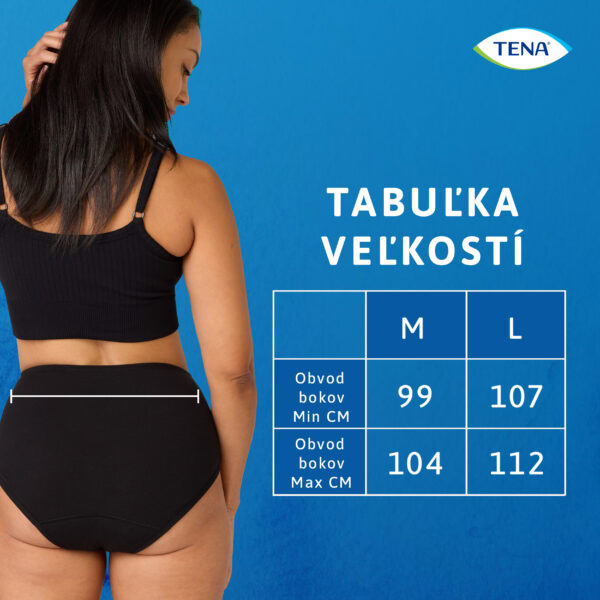TENA Washable Underwear Female dámske prateľné absorpčné nohavičky, veľkosť L