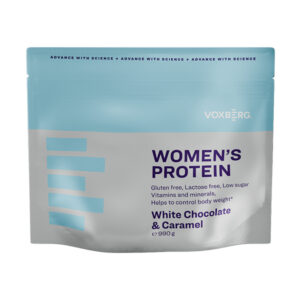 VOXBERG WOMEN´S Proteín White Chocolate & Caramel 990g